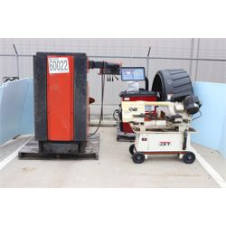 TIRE CHANGING MACHINE, WHEEL BALANCER, BAND SAW Shop Equipment