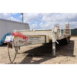 2011 CIRCLE W 30 TON Tag Trailer