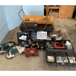 TIRE PRESSURE MONITORING KIT, AUTOMOTIVE CHARGING SYSTEM ANALYZER, VISE, LIFTING CLAMP, BAND SAWS Mi