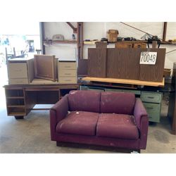 DESKS, CHAIRS, LOVESEAT Office Equipment / Furniture