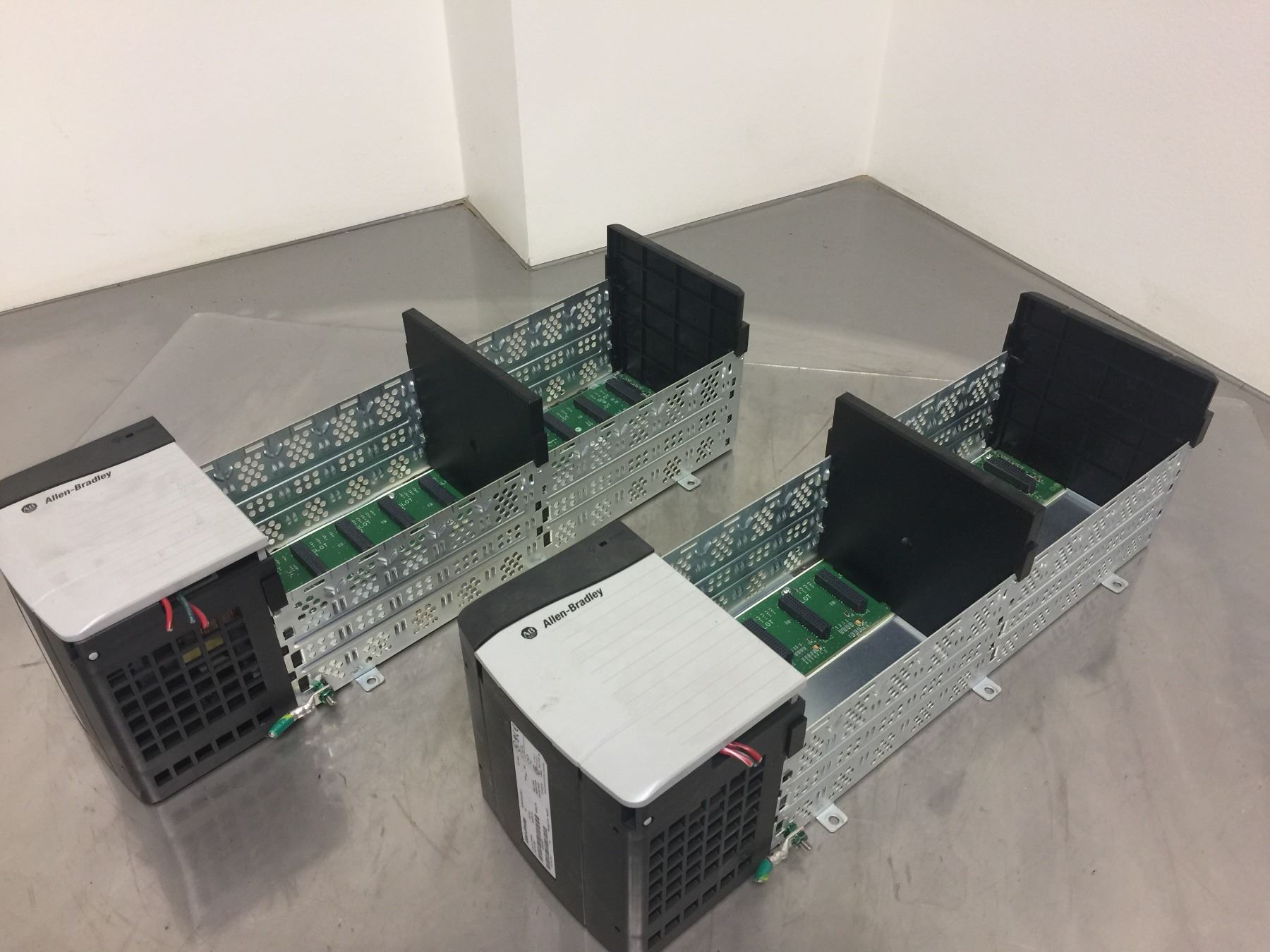 (2) Allen-Bradley 1756-PA75/B Power Supply and IO Rack