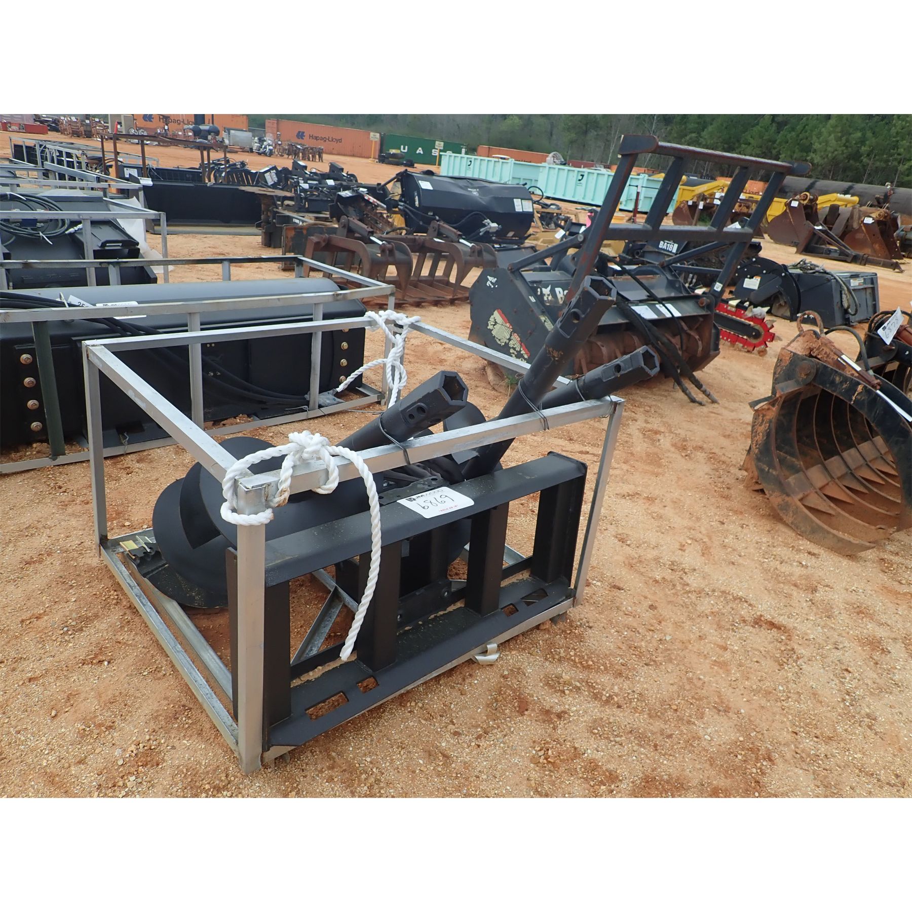 GREATBEAR AUGER Skid Steer Attachment J.M. Wood Auction Company, Inc.