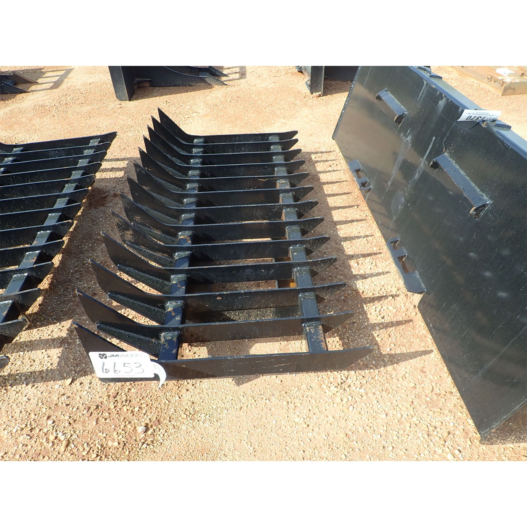 KIT CONTAINERS ROOT RAKE Skid Steer Attachment - J.M. Wood Auction ...