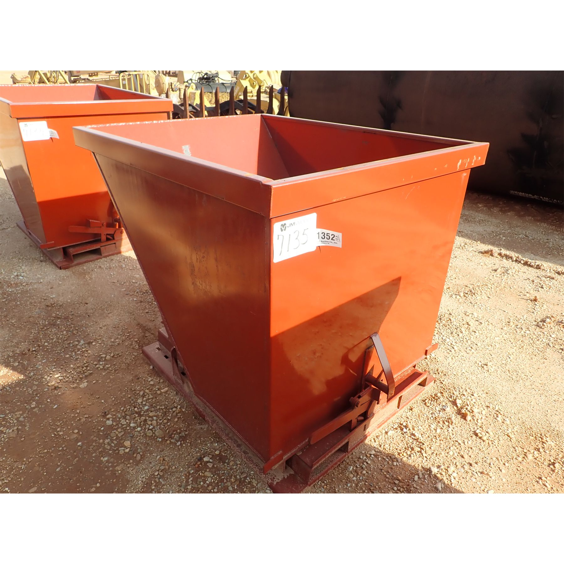 KIT CONTAINERS SELF DUMPING HOPPER Miscellaneous J.M. Wood Auction