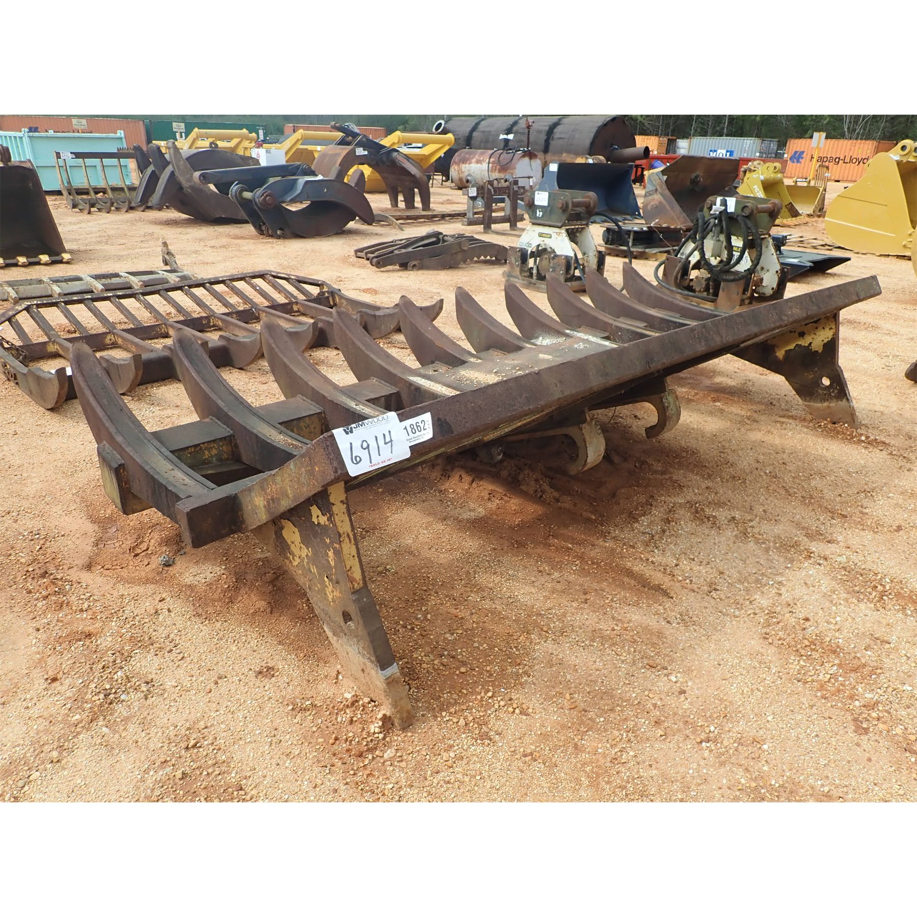 12' Root Rake Rake Attachment - J.M. Wood Auction Company, Inc.