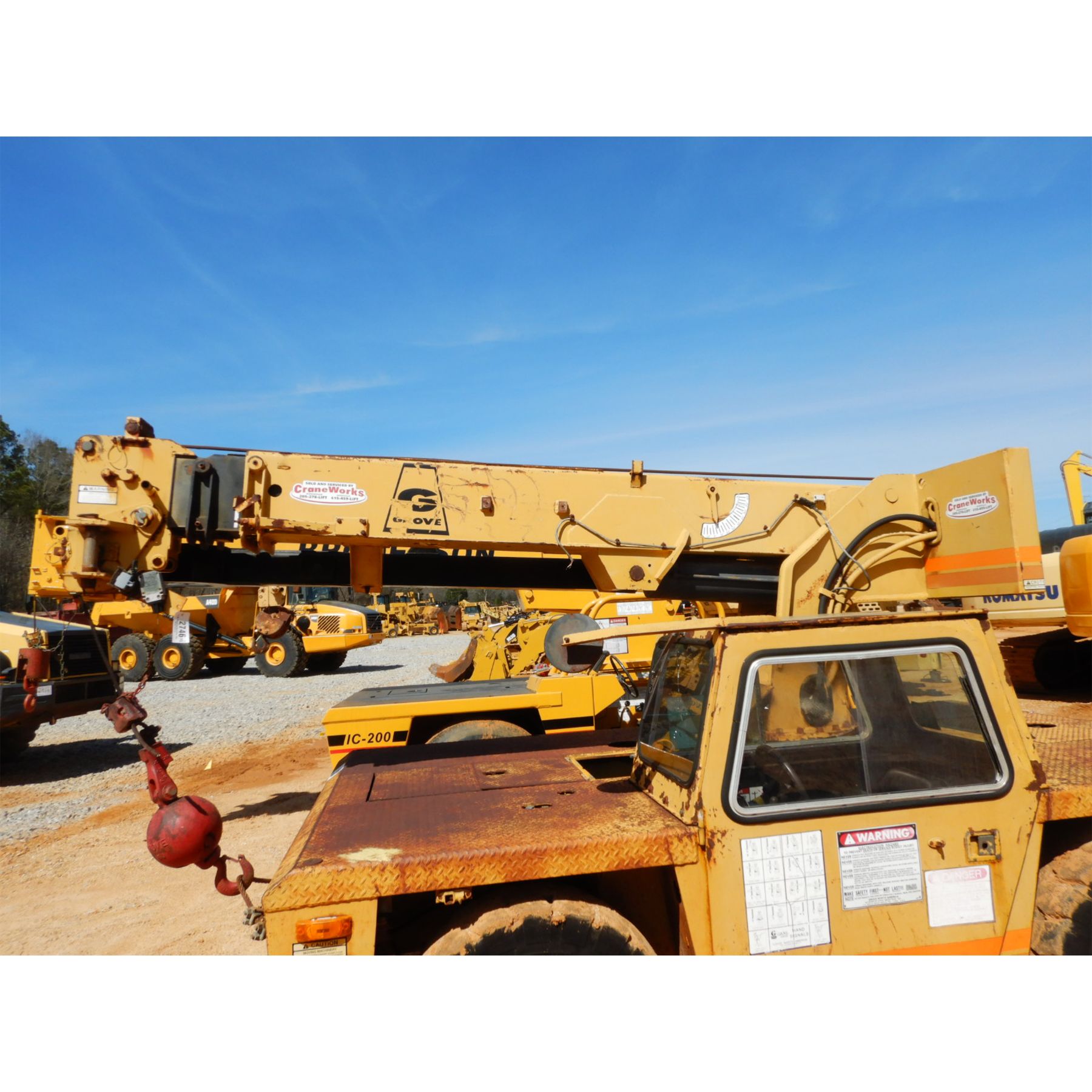 GROVE AP-308 Yard / Carry Deck Crane