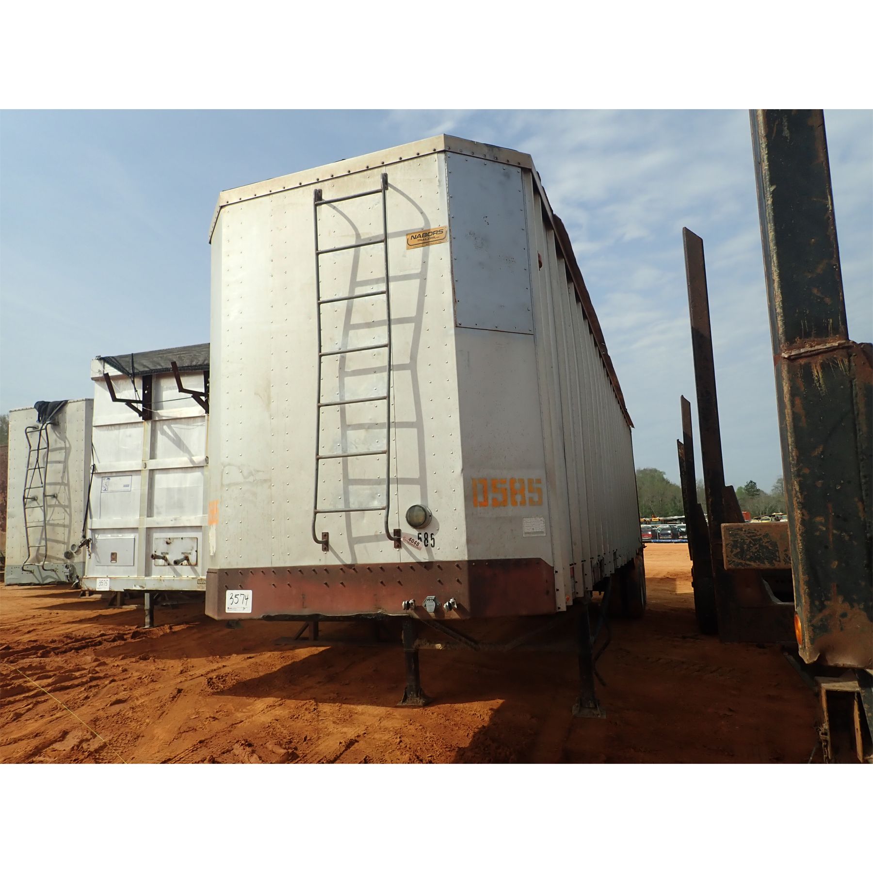 1989 NABORS B427 Chipper Trailer J.M. Wood Auction Company, Inc.