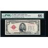 Image 1 : 1928F $5 Legal Tender Note PMG 66EPQ