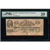 Image 1 : 1862 $2 Confederate States of America Note PMG 20