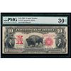 Image 1 : 1901 $10 Bison Legal Tender Note PMG 30NET