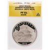 Image 1 : 1842 Germany-Regensburg Walhalla White Metal Medal ANACS PF61DCAM