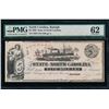 Image 1 : 1862 $5 Raleigh NC Obsolete Note PMG 62