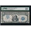 Image 1 : 1899 $5 Chief Silver Certificate PMG 25