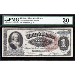 1891 $1 Martha Washington Silver Certificate PMG 30