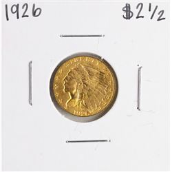 1926 $2 1/2 Indian Head Quarter Eagle Gold Coin