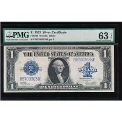 1923 $1 Silver Certificate PMG 63EPQ