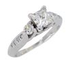 Image 1 : 14KT White Gold 0.94ctw Diamond Ring