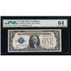 Image 1 : 1928 $1 Silver Certificate PMG 64