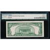 Image 2 : 1928E $5 Legal Tender Note PMG 65EPQ