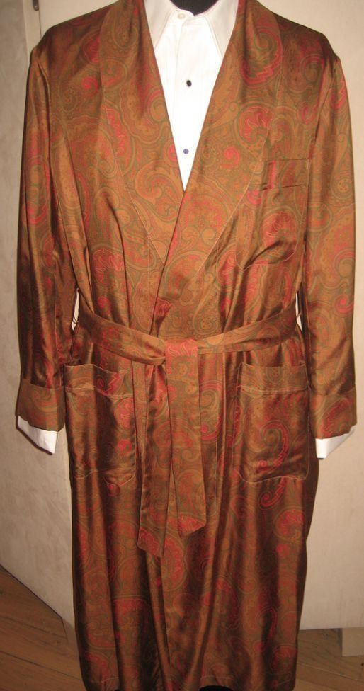 Hugh Hefner Famous Silk Robe From Designer Archive In Brand New Condition