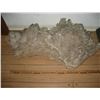 Image 3 : VERY LARGE QUARTZ CRYSTAL GEODE IN NATURAL SHAPE OF BEACH, SAND AND MOUNTAINS IN EXCELLENT CONDITION