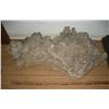 Image 4 : VERY LARGE QUARTZ CRYSTAL GEODE IN NATURAL SHAPE OF BEACH, SAND AND MOUNTAINS IN EXCELLENT CONDITION