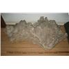 Image 5 : VERY LARGE QUARTZ CRYSTAL GEODE IN NATURAL SHAPE OF BEACH, SAND AND MOUNTAINS IN EXCELLENT CONDITION