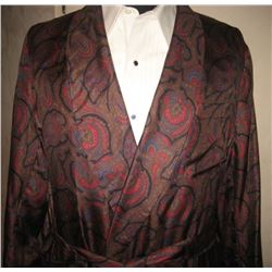 HUGH HEFNER FAMOUS SILK ROBE FROM DESIGNER ARCHIVE IN BRAND NEW CONDITION