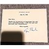 Image 2 : PRESIDENT GEORGE H. W. BUSH SIGNED NOTE CARD TO FAMOUS HOLLYWOOD LOS ANGELES FASHION DESIGNER
