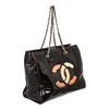 Image 2 : Chanel Black Patent Leather CC Lipstick Tote Bag