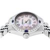Image 3 : Rolex Ladies Stainless Steel Pink MOP Diamond & Sapphire 26MM Datejust Wristwatc