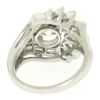 Image 8 : Platinum 2.31 ctw GIA Round Marquise Baguette Diamond Cocktail Ring