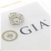 Image 9 : Platinum 2.31 ctw GIA Round Marquise Baguette Diamond Cocktail Ring