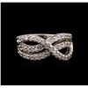 Image 2 : 0.50 ctw Diamond Ring - 14KT White Gold