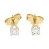14k Yellow Gold 0.30 ctw G VS2 Round Brilliant Diamond Stud Earrings