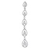 14k White Gold 0.33CTW Diamond Pendant, (SI3/G-H)