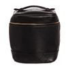 Chanel Black Quilted Lambskin Leather Vanity Case