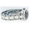 Image 3 : Rolex Ladies Stainless Steel Black Diamond Quickset Datejust Wristwatch With Rol