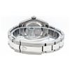 Image 7 : Rolex Ladies Stainless Steel Black Diamond Quickset Datejust Wristwatch With Rol