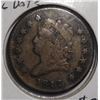 Image 1 : 1812 SMALL DATE LARGE CENT VF (CLEANED)