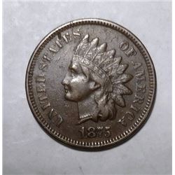 1875 INDIAN CENT AU-55