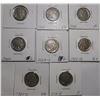 Image 1 : LOT OF EIGHT MIXED DATE BETTER DATE BUFFALO NICKELS GOOD-FINE (8 COINS)