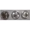 Image 1 : LOT OF 1962-1964 WASHINGTON QTRS. GEM BU (3 COINS)
