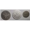 Image 2 : LOT OF TWO BARBER QTRS. & 1913 BARBER DIME (3 COINS)