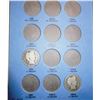 Image 1 : PARTIAL SET OF BARBER HALF DOLLARS AVE. CIRC. (42 COINS)