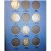 Image 2 : PARTIAL SET OF BARBER HALF DOLLARS AVE. CIRC. (42 COINS)