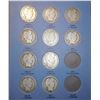 Image 5 : PARTIAL SET OF BARBER HALF DOLLARS AVE. CIRC. (42 COINS)