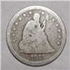 Image 1 : 1875 LIBERTY SEATED QUARTER VG/FINE