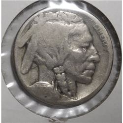 1921-S BUFFALO NICKEL G/VG