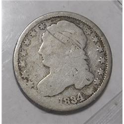 1834 BUST DIME VG